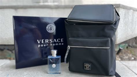 versace cologne with backpack macy& 39|versace backpack and cologne men.